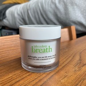 Take a deep breath face lotion